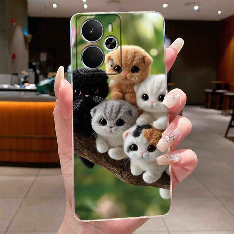 Чехол Для Realme 14 5G 14T 2025 Чехол Для Телефона Роскошный Дракон Милый Крутой Мальчики Девочки Мягкий Чехол Realme14 Realme14T Прозрачные Чехлы