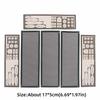 3Pcs Black I/O Back Plate DIY PC Rear Bracket Stable Case Shield  Case Modding