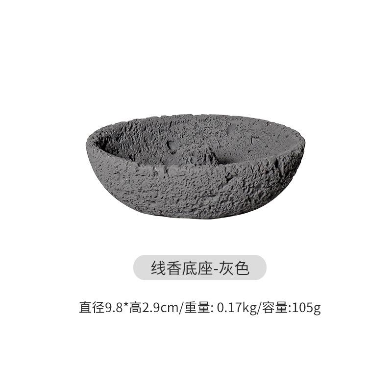 Каменный подсвечник ручной работы Подходит для смолы, палочек, конусов, древесного угля, пало санто Идеально для медитации и стильной домашней обстановки