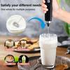 Milk Frother USB Electric Milk Foamer Blender Handheld Wireless Milk Beater for Coffee Cappuccino Latte Egg Beater Milk Frother