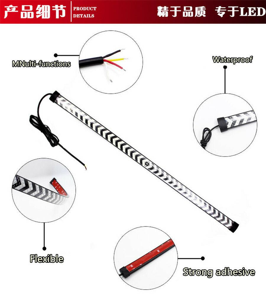 150CM 450LED Pickup Truck Tailgate Flowing Light Strip Flowing Sequential Light