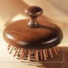 Air Cushion Comb Scalp Therapy Massage Comb Scalp Head Caring Natural Sandalwood Circular Tooth Guasha Scraping Body Massager