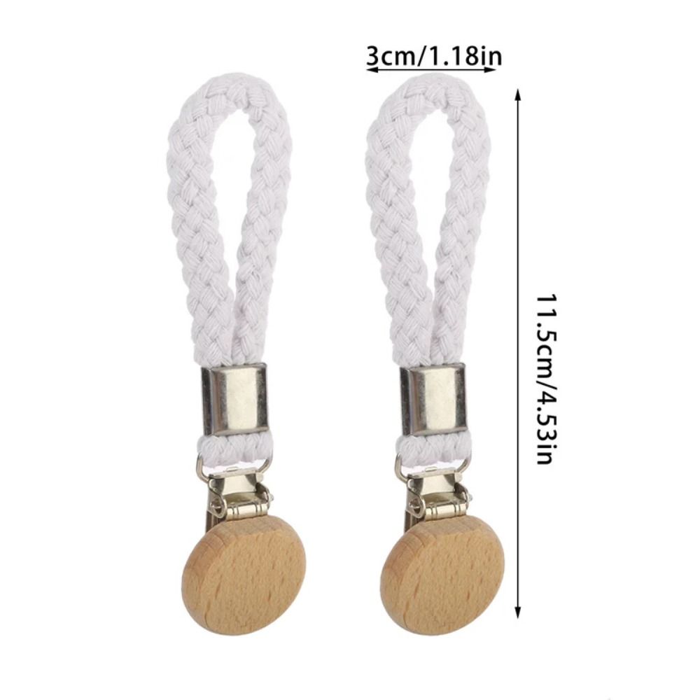 4Pcs Braided Small Woven Rope Clamps Wear-resistant Hand Towel Hanger Towel Hanging Clips  Laundry