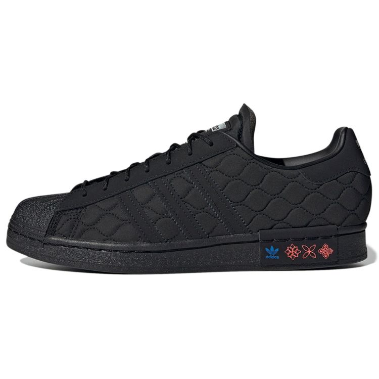 adidas Оригинальные кроссовки Superstar Series Cny Retro Classic с низким верхом, унисекс, черные GX8826