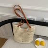 New Summer Versatile One-shoulder Beach Vacation Beach Bag Woven Straw Commuter Tote Bag Trend