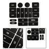 Наклейки для ремонта кнопок автомобильных радиоприемников для Golf MK5 для Passat Auto Worn Button Repair Stickers Kit Decor