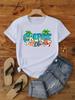 Cruise Life Print T-shirtShort Sleeve Crew Neck Casual Top For Summer & Spring Women's Clothing women t shirt