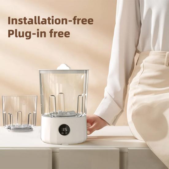 Underwear Washer Mini Washing Machine Digital Display Large Capacity Low Noise Easy To Operate Cordless Laundry Machine