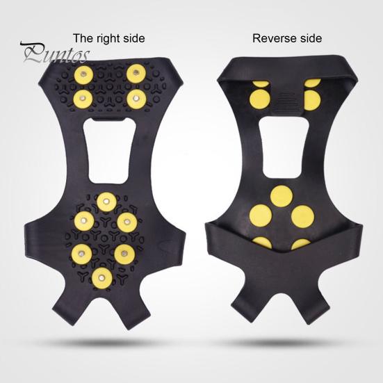 Нескользящие шипы для захвата Зимние захваты для ходьбы по льду Шипы для снегоступов Кошки для походных ботинок Обувь