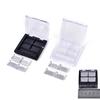 Empty 4 Square Grids Eyeshadow Lipstick Powder Box Case Cosmetic Packing+Palette