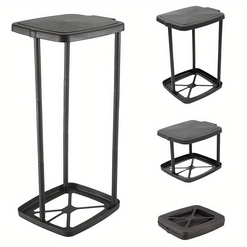 1PC Adjustable Height Camping With Manual Height Adjustment Office Expandable Kitchen Collapsible Trash Can Durable