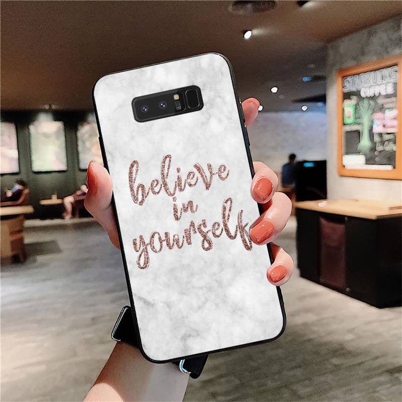 YNDFCNB Art Белый Черный Розовый мраморный чехол для телефона Samsung Note 3 4 5 7 8 9 10 20 pro lite ultra Oppo A9 2020