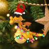 Рождественский дракон, подвесное украшение, акриловый многоразовый праздничный декор, украшение для рождественской елки, кулон, товары для вечеринок, подарок