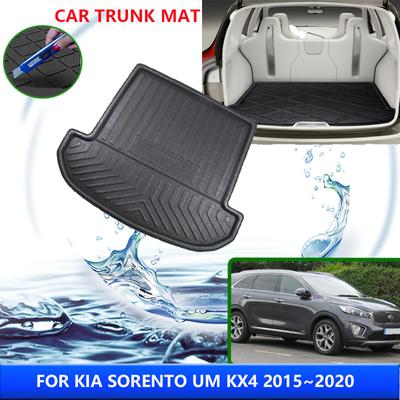 Для Kia Sorento UM KX4 2016 2015~2020 2017 2018 2019 Задний багажник Грузовой коврик для пола Подставка для лотка Коврик Аксессуары для салона автомобиля
