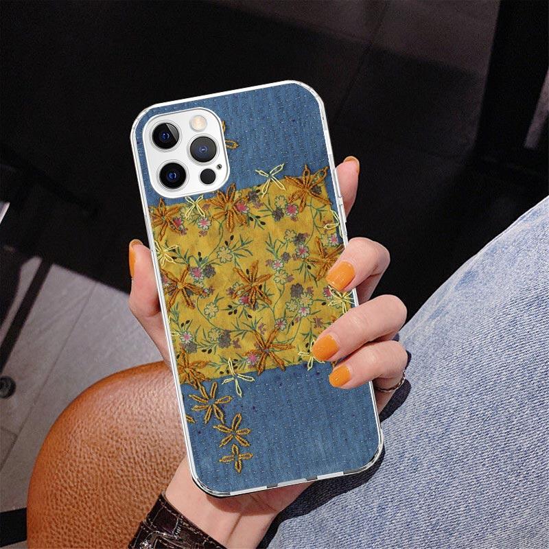 Джинсовый Ковбойский Деним С Принтом Чехол для Телефона Для iPhone 17 Air 16 Pro Max 16E 15 + 14 Plus 11 12 13 Mini 7 8 SE Подарок Печатная Крышка Fundas