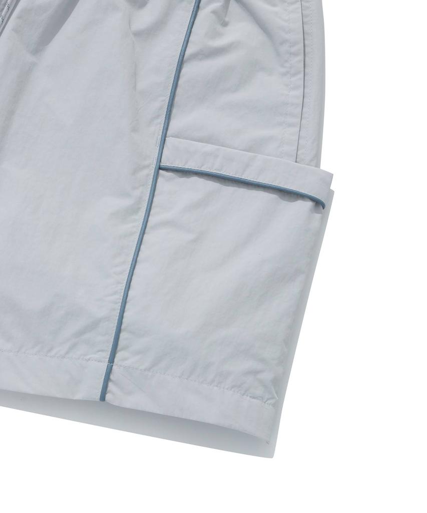COVERNAT WOMAN Piping Pocket Setup Shorts Light Gray
