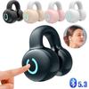 Single Earclip Open Ear Bluetooth Wireless Earphone Sport Headphone HiFi Sound Game Headset Ear Clip Earbud for Sport Running Yoga Jogging