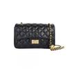 Bag Women's Style Authentic Leather Fashionable Diamond-shaped Square Fat Chain Single-shoulder Crossbody