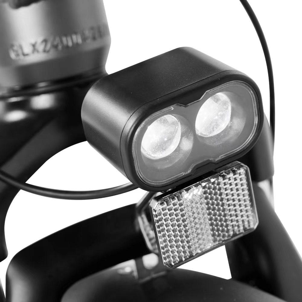 PIXAR Plus-20.4AH City Convenient Folding Electric Bicycle 48V 20.4Ah Battery 500W Motor 20 Inch Fat Tires Urban Commuting E-Bike For Unisex