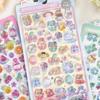 Объемные 3D наклейки для девочек - Милые мультяшные мороженое/фрукты/животные - Декоративные наклейки для дневника  каваи