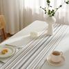 Simple Striped Tablecloth Cover Dining Table Cloth Tablecloth Table Mat Waffle Fabric