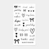 Наклейка-тату Fixseoul Tint Tattoo Sticker 13
