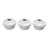 3PCS Swimming Pool Jet Nozzle PVC 1.5 Inch Female Thread Flow Eyeball Inlet Jet for Home