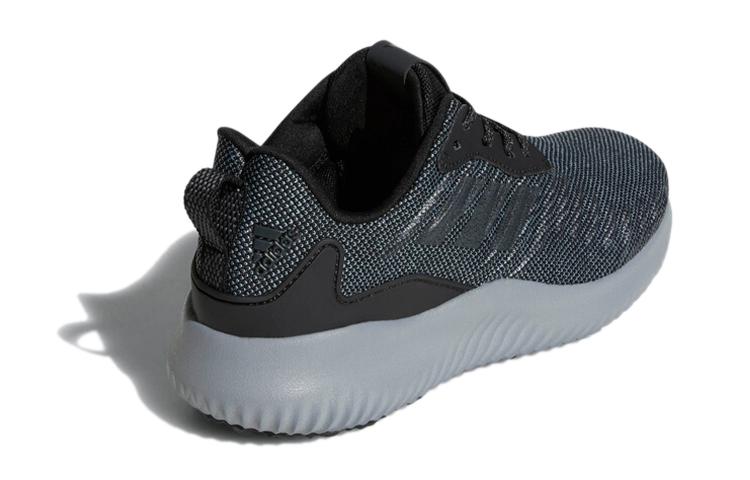 adidas Alphabounce Rc J Дышащие Низкие Детские Беговые Кроссовки Черно-Серые Подростковые CQ1482