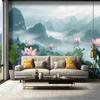 3d фотообои горный цветочный пейзаж настенная роспись для гостиной спальни настенный декор фон настенная роспись
