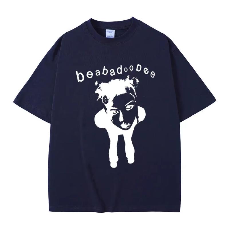 Футболка с графическим принтом певицы Beabadoobee, унисекс, женская мода, хлопковая, оверсайз, унисекс, повседневная, стиль Y2K, футболки с коротким рукавом