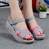 New Women's Casual Shoes Muffin Platform Rocking Shoes Wedge Heel Women's Lady Fish Mouth Breathable Sandals