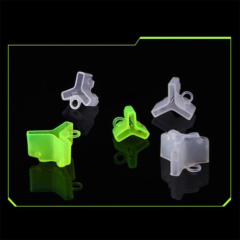 50pcs/set Fishing Hook Protection Guard Case Three Anchor Fishhooks Protective Grip Hook Protective Cover Carp Hooks Accessories