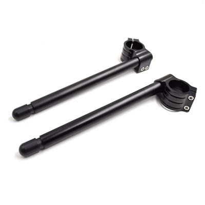 Замена руля Karun CNC Aluminum mm для Honda NSR 250 CB 750 Nighthawk ZX6R Yamaha TZR250 Universal Cafe Racer Tilt Angle Bar Assembly Black