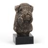 Irish Soft Coated Wheaten Terrier, Terier Pszeniczny - Statuetka Psa, Popiersie Na Kamiennej Podstawie, Rzeźba, Trofeum Na Wystawę Psów Marki Art-Dog