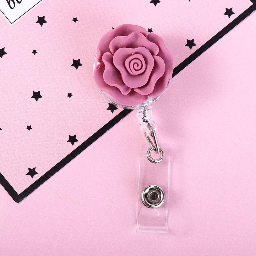 Tag Badge Reels Hospital Office Suppies Badge Holder Easy Pull Buckle Chest Pocket Clip Reel Clip