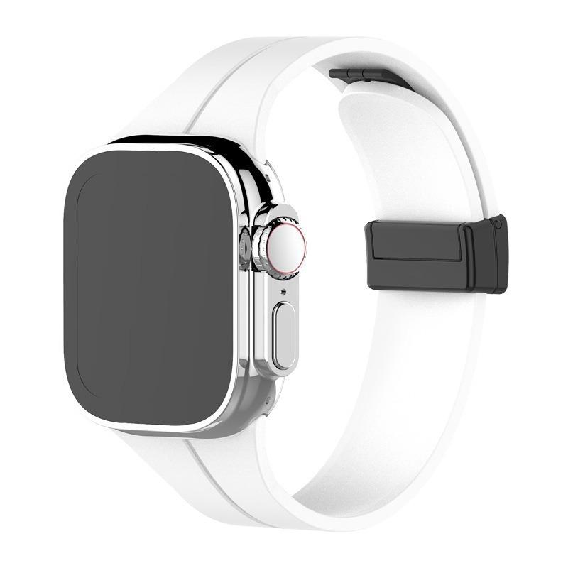 Applewatch10 Силиконовый ремешок iwatch9 Apple S8/7/6/5 Ремешок с магнитной застежкой Ultra2