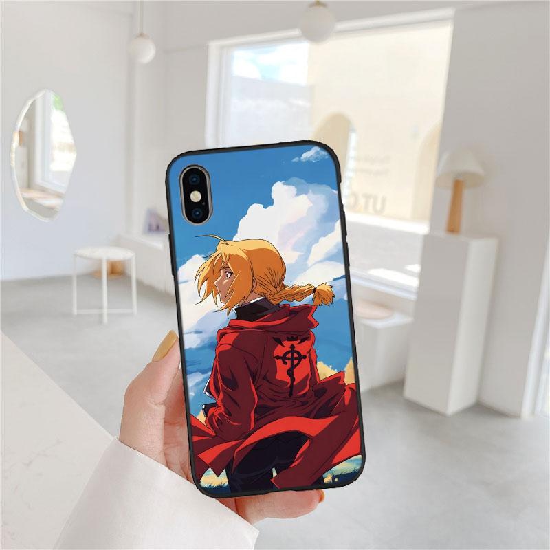 LO45 Fullmetal Alchemist Soft Shell Phone Case for Redmi Note 8 9 Pro Max 9S 9T 9C NFC 8T 8A 10A A4