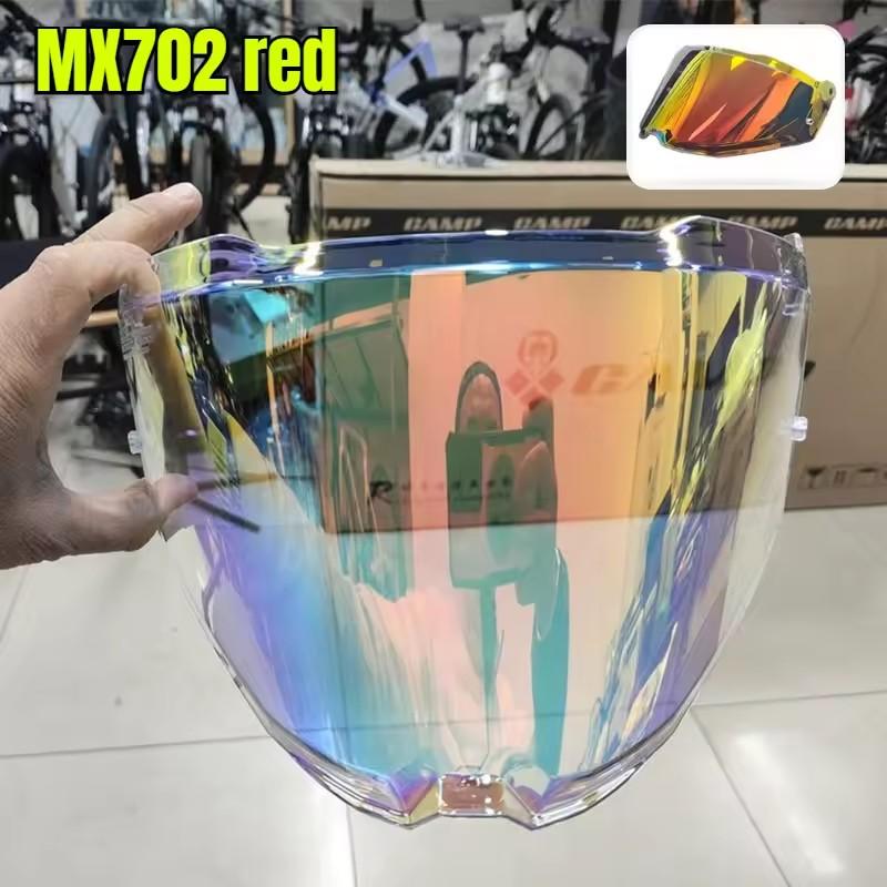 For LS2 MX702 Pioneer II Helmet Visors Helmet Anti-fog Stickers Light Black Lens,Day and Night Gold Red Lens