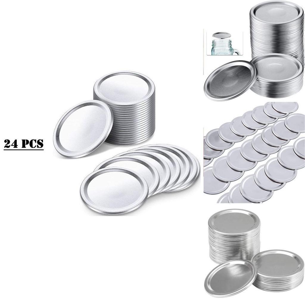 24 шт. крышек для банок Мейсона с обычным горлышком для герметичного хранения и консервирования продуктов