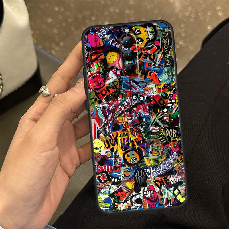 Graffiti Case For ZTE Nubia Red Magic 10 Air 6S 7S 6 7 Pro RedMagic 8 9 10 8S 9S 10S Pro Plus Cover