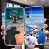 Airplane Aesthetic Art Phone Case for Motorola Moto G10 G20 G30 G31 G32 G34 G35 G41 G42 G50 G51 G52 G55 G60 G60S G62 G71 G72 G75