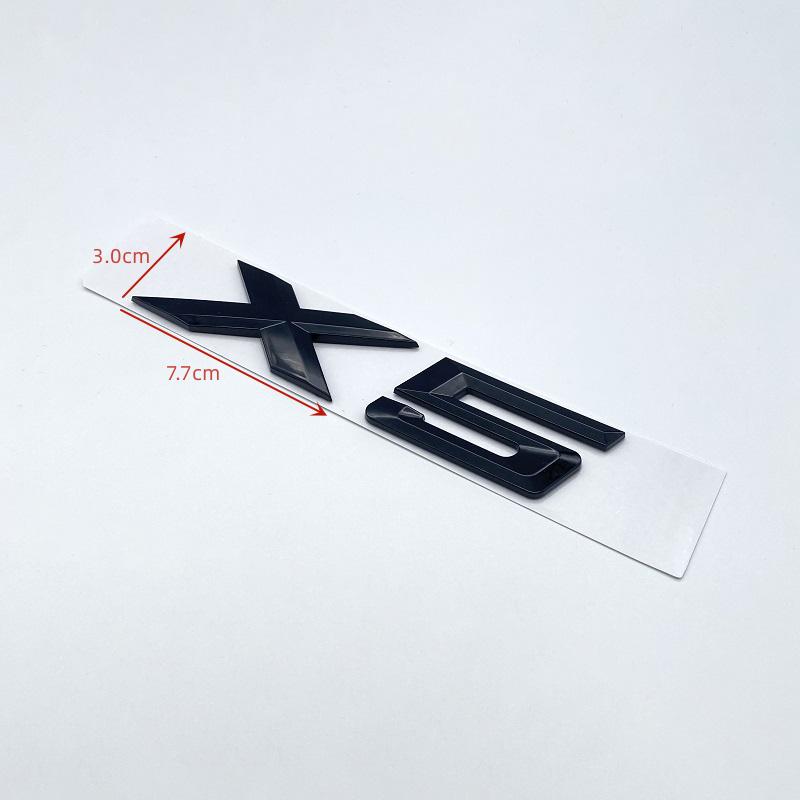 Наклейка на автомобильную эмблему 3D ABS глянцевая черная SDrive18i 20i 23i 25i 28i 30i 35i 40i 45i 50i 55i для BMW X1 X2 X3 X4 X5 X6 X7 GT