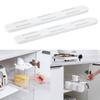 White Slides Drawer Sliding Rails Non Perforated Pullout Track Drawer Basket Pull Out Rail