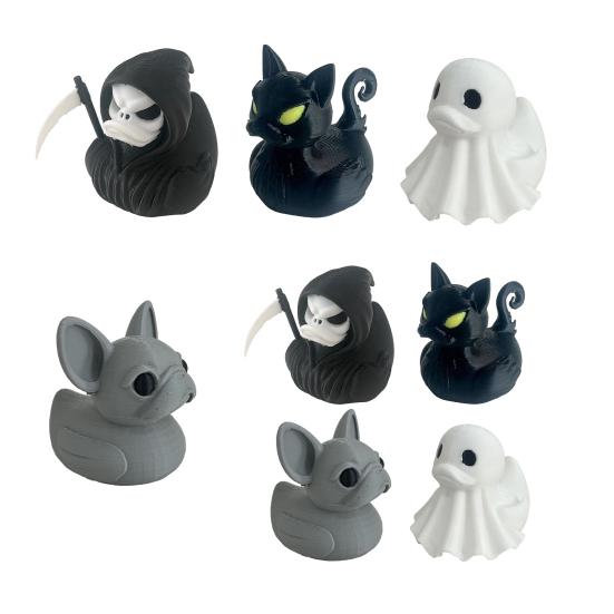 Reaper Duck Figurine Halloween Gothic Decoration 3D Printed Collectible Figures