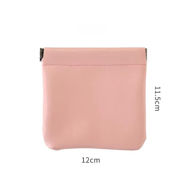 PU Leather Coin Money Change Purse Men Women Mini Coin Purse Card Holder Money Bag Small Coin Storage Wallet Purse