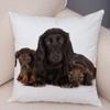 Mini Dachshund Cushion Cover Decor Pet Animal Pillowcase Sofa Home Children's Room Pillowcase