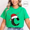 Fashion Merry Christmas Gift for Female Clothing Christmas 26 Alphabet Print TShirt for Women Casual Xmas Tees Short Sleeve Top