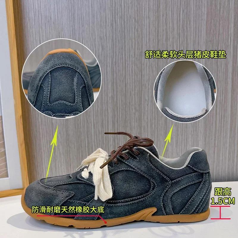 Ретро модные женские кроссовки из мягкой натуральной кожи повседневная обувь на шнуровке туфли на плоской подошве кроссовки для женщин роскошная обувь