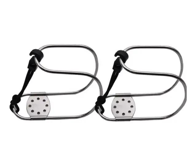 Кронштейн спасательного круга из морской стали в форме подковы, держатель спасательного круга, держатель круга для плавания, регулируемый поручень, аксессуары для лодок