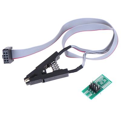 Soic8 Sop8 Флэш-чип Ic Тестовые клипсы Плата-адаптер Программатор Bios/24/25/93